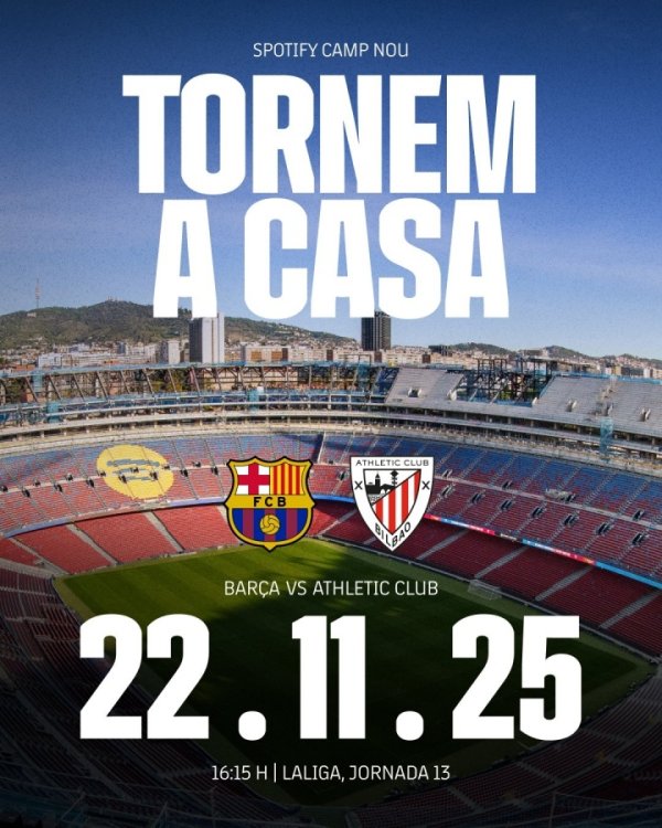 Trận đấu đầu tiên tại Camp Nou mới! Quan chức Athletic Bilbao: Barcelona không thể cung cấp vé đội k